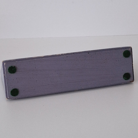 "Life is like a Piano" pyramid shaped decoration - vintage - Picture 5 of 5